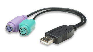 Manhattan Hi-Speed USB 2.0 to PS/2 Converter karte