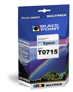 Ink Black Point BPET0715 | CMYK | 4*11 ml | Epson T0715