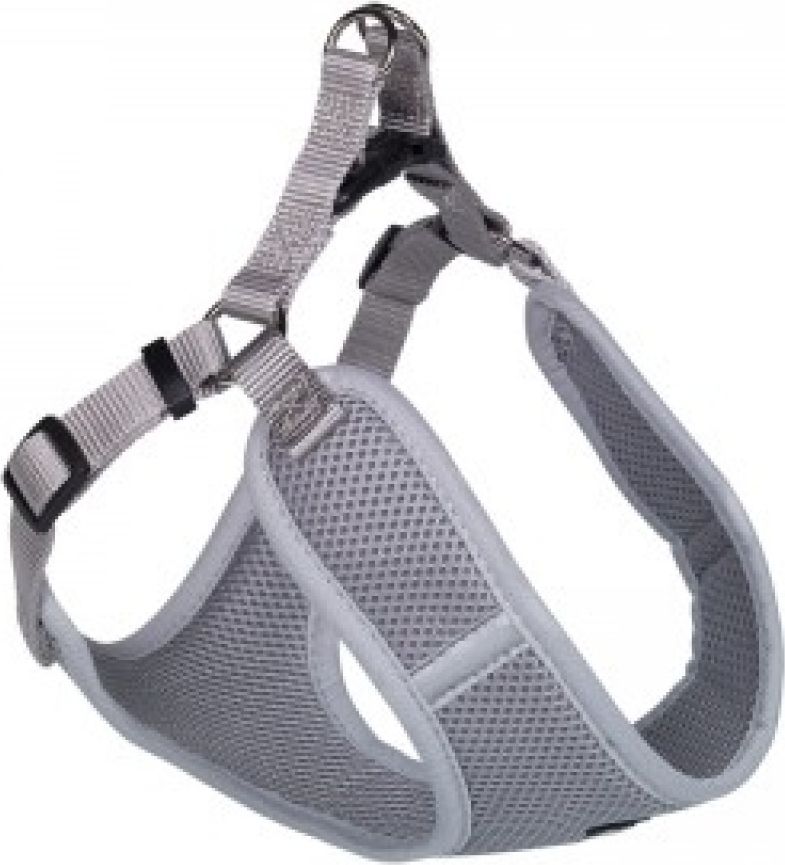 Nobby Mesh Reflect dog harness, gray, size L (58-69 cm)