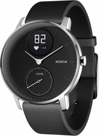 NOKIA Activite Steel HR 40mm Black Viedais pulkstenis, smartwatch