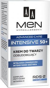 AA Men Adventure Care Krem do twarzy Intensive 50+ odbudowujacy 50ml 055278 (5900116025278) kosmētika ķermenim