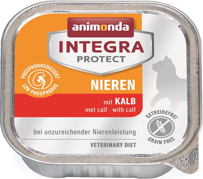 Animonda INTEGRA KOT 100G PROTECT NIEREN CIELECINA/NIEWYDOLNOSC NEREK SZALKA 82846 (4017721866156) kaķu barība