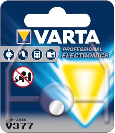 Varta Chron V377, silver, 1.55V (0377-101-111) Baterija