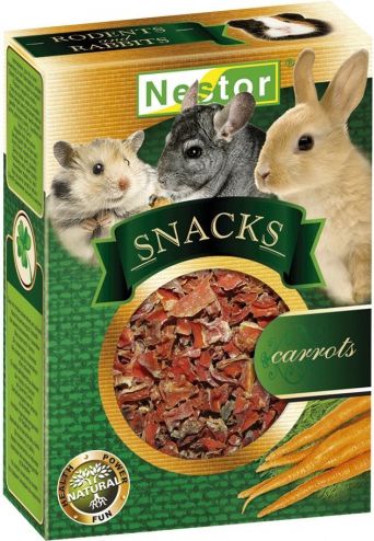 Nestor SNACK 40g MARCHEWKA 007008 (5901636001971) grauzējiem