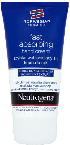 Neutrogena Formula Norweska Krem do rak szybko wchlaniajacy sie 75ml 513887500 (3574660412277) kosmētika ķermenim