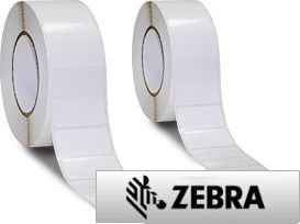 Zebra Label roll, 57x32mm, 12rls/box synthetic (polyester), glossy 880249-031D, 35-880249-031D 5712505735732 uzlīmju printeris