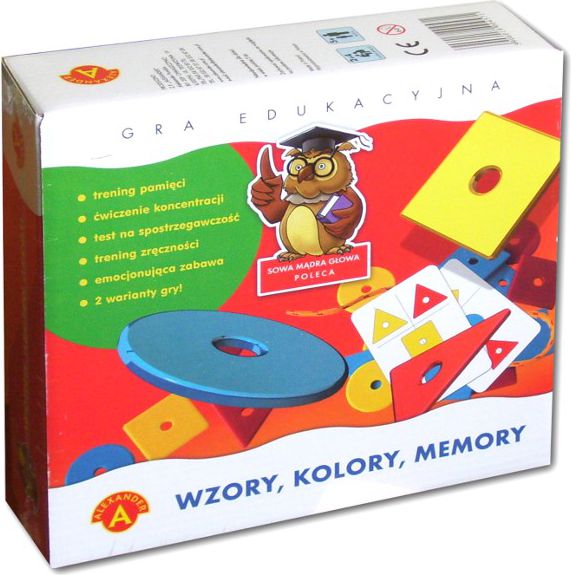 Alexander Memory Wzory Kolory - 0457 0457 (5906018004571) galda spēle