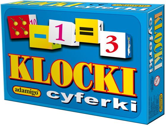 Adamigo Klocki Cyferki (3815) konstruktors