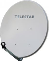 Telestar DIGIRAPID 80S 80cm Stahlspiegel inkl. Halterung lichtgrau antena