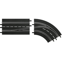 Carrera Digital 132 Lane Change Curve - right, in to out 30364 Rotaļu auto un modeļi