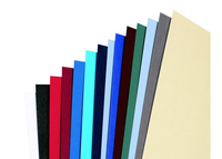 LeatherGrain Binding Covers, A4, 250mic, white, 100 pcs biroja tehnikas aksesuāri