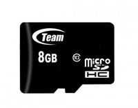 Team Group memory card Micro SDHC 8GB Class 10 +Adapter atmiņas karte