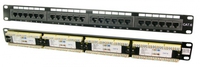 LOGILINK - Patch panel UTP CAT6 24-ports black datortīklu aksesuārs