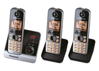 Panasonic KX-TG6723GB black telefons
