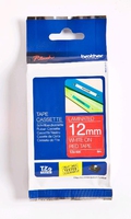 Brother TZe-435 Laminated Tape White on Red, TZe, 8 m, 1.2 cm