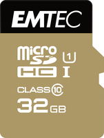 Emtec memory card microSDHC 32GB Class 10 Gold+ (85MB/s, 21MB/s) atmiņas karte
