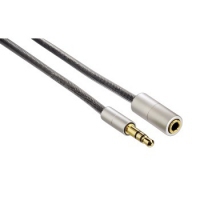 Hama 3.5 mm cable 2m M/F kabelis video, audio