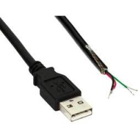 InLine 34520Z 2m black USB Kabel (34520Z) adapteris