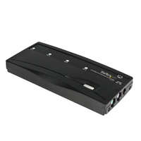 StarTech.com 4 Port VGA / PS/2 KVM Switch - 4 fach PS/2 KVM Umschalter inkl. ... adapteris