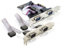Delock 4 x serial PCI Express card karte