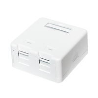 LOGILINK- Keystone Surface Mounted Box 2 port UTP, white adapteris