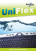 Baaske Tastaturschutz PC Uni Flex klaviatūra