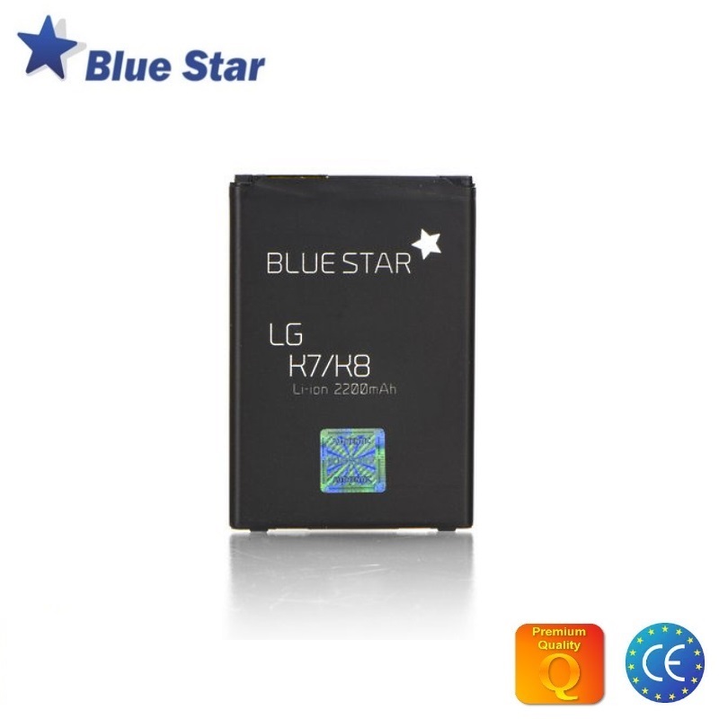 BlueStar Akumulators LG K7 X210 / K8 K350N Li-Ion 2200 mAh Analogs BL-46ZH aksesuārs mobilajiem telefoniem