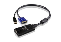 Kabel KVM Aten KA7570 ( RJ-45 - USB, HDB-15 F-M black ) USB kabelis