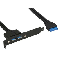 Extension USB Cable 10m  active + USB Hub 4-port USB centrmezgli