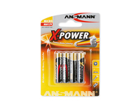 ANSMANN  Battery, 1.5V, Micro,AAA, LR03 Alkaline, 4pcs/pack Baterija