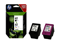 HP N9J71AE Combo 2-Pack BK/Color No. 62 kārtridžs