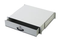 Digitus DN-19 KEY-2U 2U lockable drawer color grey RAL 7035 aksesuārs datorkorpusiem