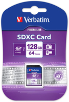 Verbatim  128 GB Premium (SDXC) Class 10 atmiņas karte