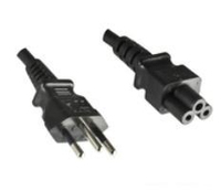 MicroConnect Power Cord Notebook 1.8m Black Brazil plug Barošanas kabelis