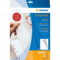 HERMA Fotokarton 230 x 297 mm white    25 Blatt biroja tehnikas aksesuāri