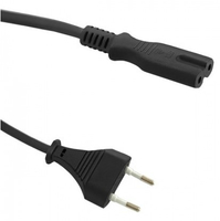 Qoltec AC power cable | 2pin | S0Z/ST2 |1,4m portatīvo datoru lādētājs