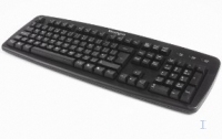 Kensington ValuKeyboard black U/P - 1500109DE - DE klaviatūra