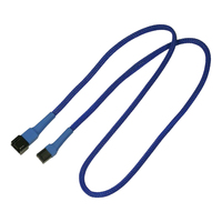 Kabel Nanoxia 3-Pin Verlangerung, 60 cm, blau kabelis, vads