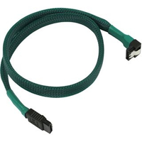 Kabel Nanoxia SATA 6Gb/s Kabel abgewinkelt 45 cm, grun kabelis datoram