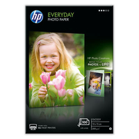  Hewlett-Packard papier Everyday Snapshot Photo Glossy A6 (CR757A) 100 ark foto papīrs