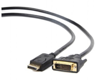 Gembird cable Displayport (M) - > DVI-D (24+1) 1m kabelis video, audio