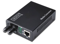 DIGITUS Professional Fast Ethernet Media Converter, RJ45 / ST datortīklu aksesuārs