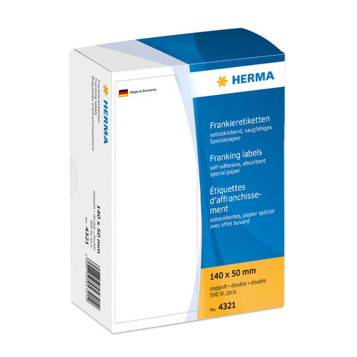 HERMA Adressetiketten A4 white 96x50,8 mm  Papier 250 St. biroja tehnikas aksesuāri