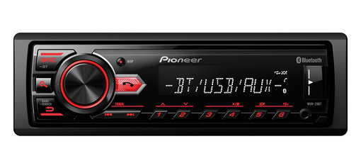 Pioneer MVH-29BT Bluetooth, RDS tuner, USB and Aux-In automagnetola