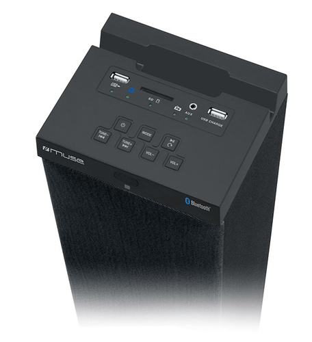 Muse M-1250BT 60 W, Black, Portable, Bluetooth, Wireless connection pārnēsājamais skaļrunis