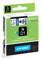 DYMO D1-Schriftband 12mmx7m blue auf White  rezerves daļas un aksesuāri printeriem