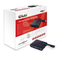CLUB 3D MINI USB 3.0 TYPE C DOCKING STAT