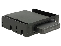 Delock 2.5 SSD/HDD, USB 3.0 5 Gb/s, SATA 6 Gb/s, black cietā diska korpuss