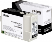 Epson SJIC20P(K) Black cartridge for TM-C3400BK (C33S020490) kārtridžs