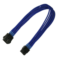 Kabel Nanoxia 8er PCI-E Verlangerung, 30 cm, Single, blau kabelis, vads